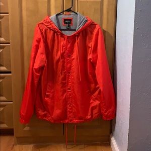 Red Windbreaker